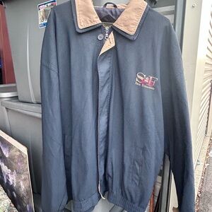 Men's Black vintage San Francisco windbreaker